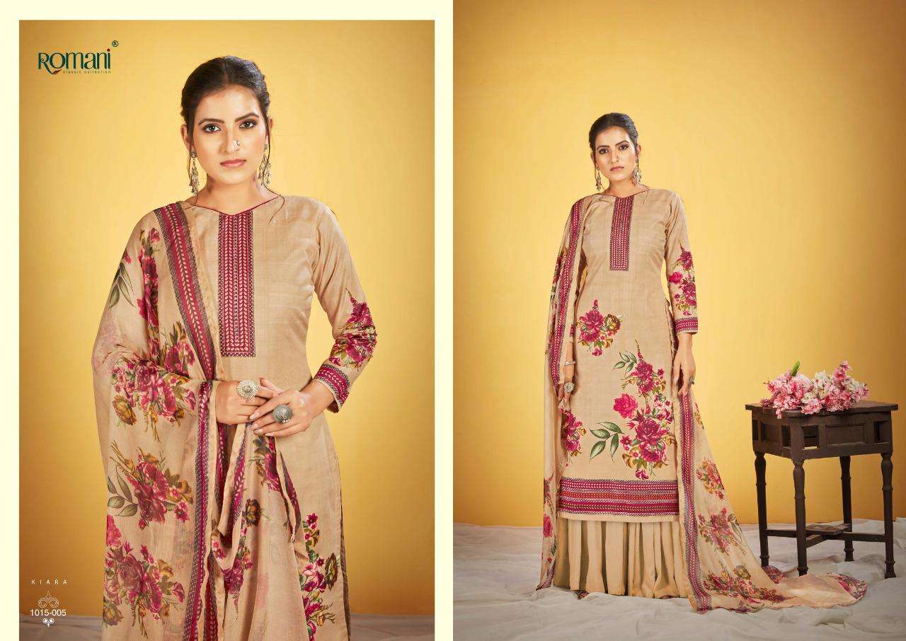 Romani Kiara Catalog Daily Wear Unstitched Cotton Dress Materials