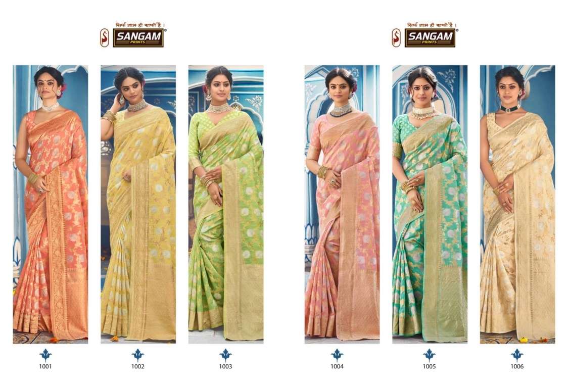 Sangam Akshita Catalog Expensive Traditional Sarees 