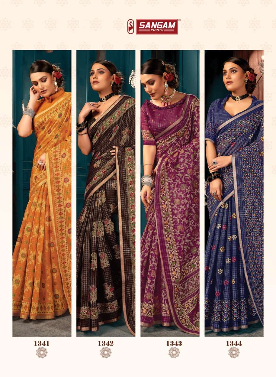 Sangam Richa Catalog  Buy Latest Designer Cotton Sarees