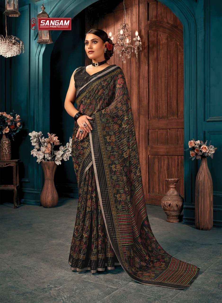 Sangam Richa Catalog  Buy Latest Designer Cotton Sarees