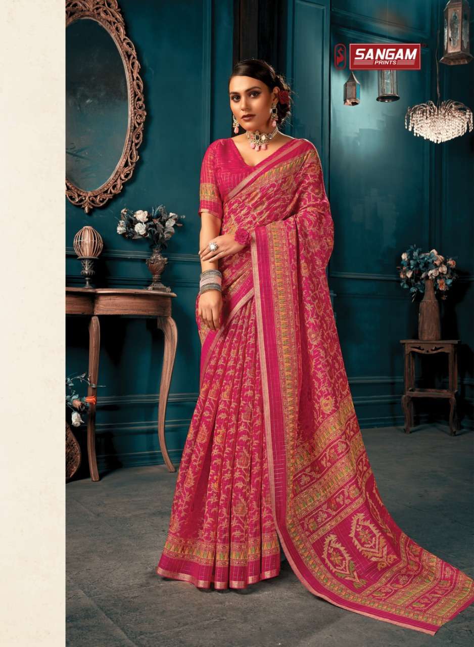 Sangam Richa Catalog  Buy Latest Designer Cotton Sarees
