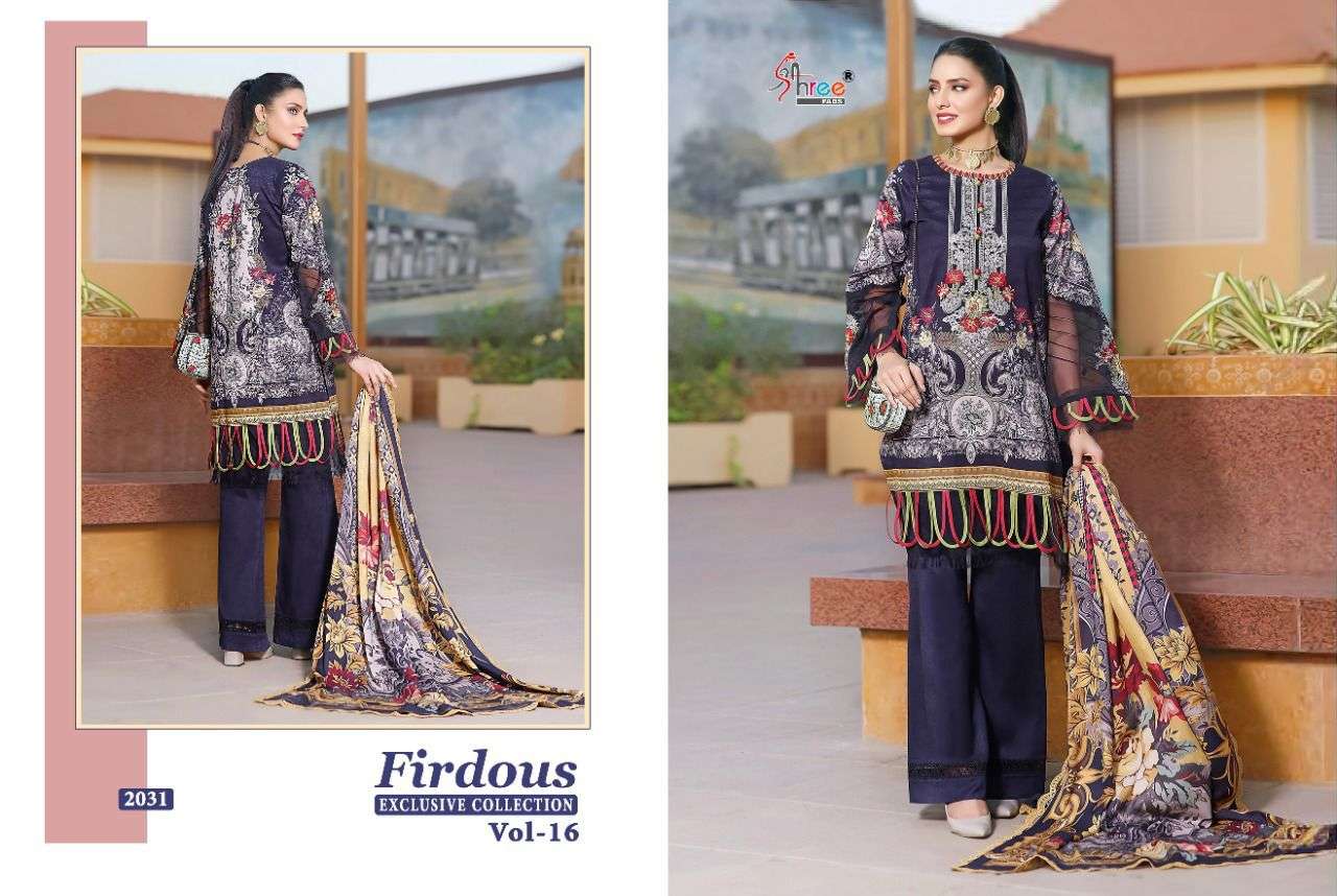 Shree Firdous Exclusive Collection vol 16 catalog  Pakistani Salwar Suits