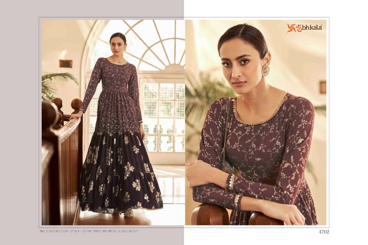 Shubhkala Flory Vol 18 Catalog Exclusive Wear Long Anarkali Gowns