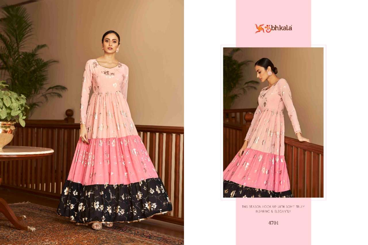 Shubhkala Flory Vol 18 Catalog Exclusive Wear Long Anarkali Gowns