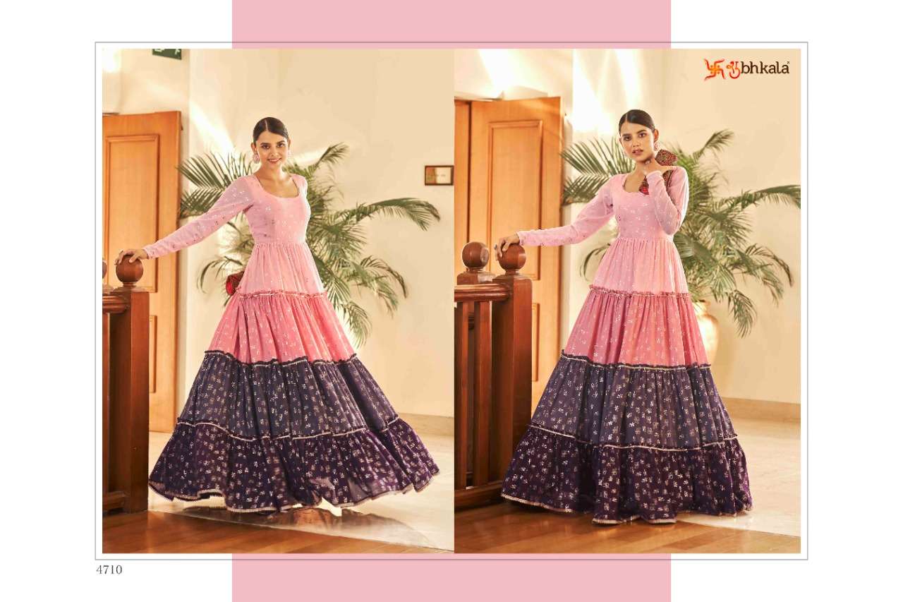 Shubhkala Flory Vol 18 Catalog Exclusive Wear Long Anarkali Gowns