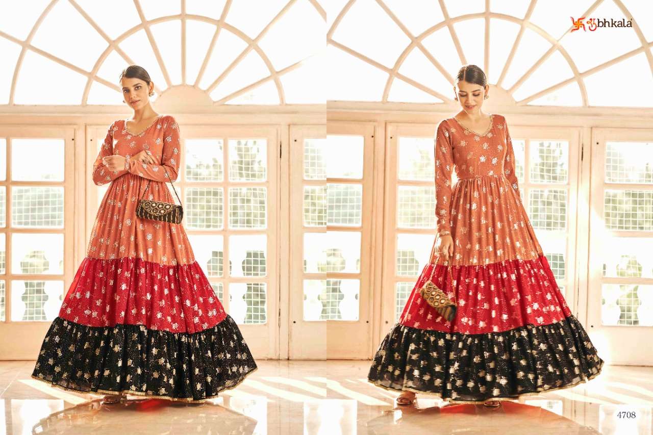 Shubhkala Flory Vol 18 Catalog Exclusive Wear Long Anarkali Gowns