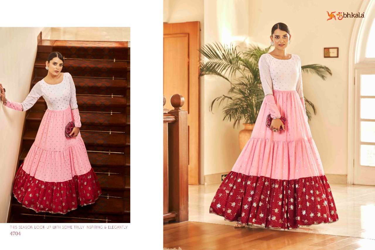 Shubhkala Flory Vol 18 Catalog Exclusive Wear Long Anarkali Gowns