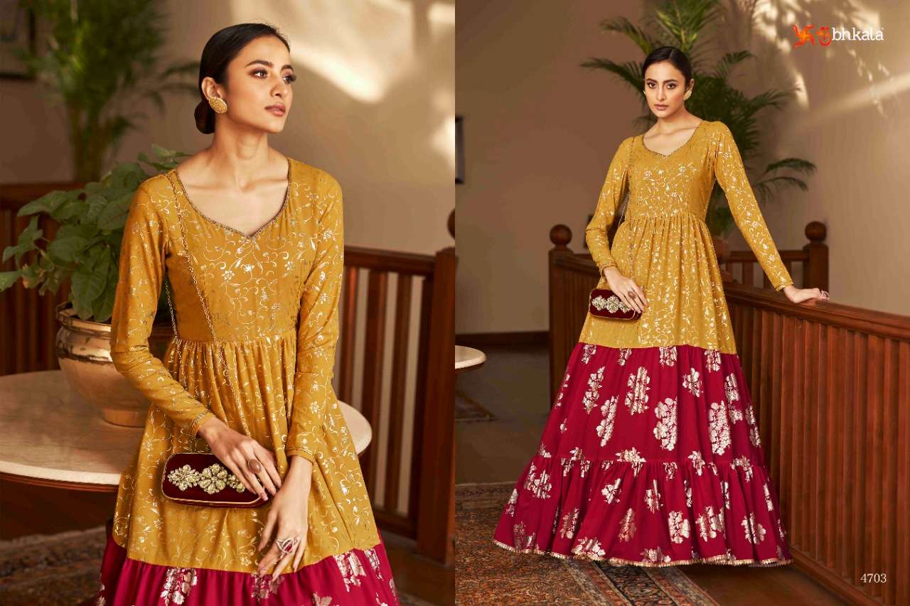 Shubhkala Flory Vol 18 Catalog Exclusive Wear Long Anarkali Gowns