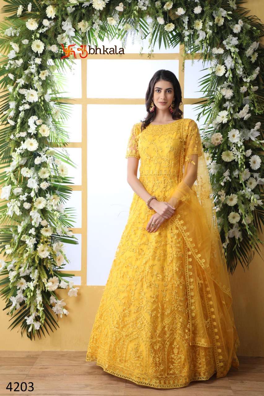 Shubhkala Flory Vol 3 Catalog Designer Bridal Long Gown