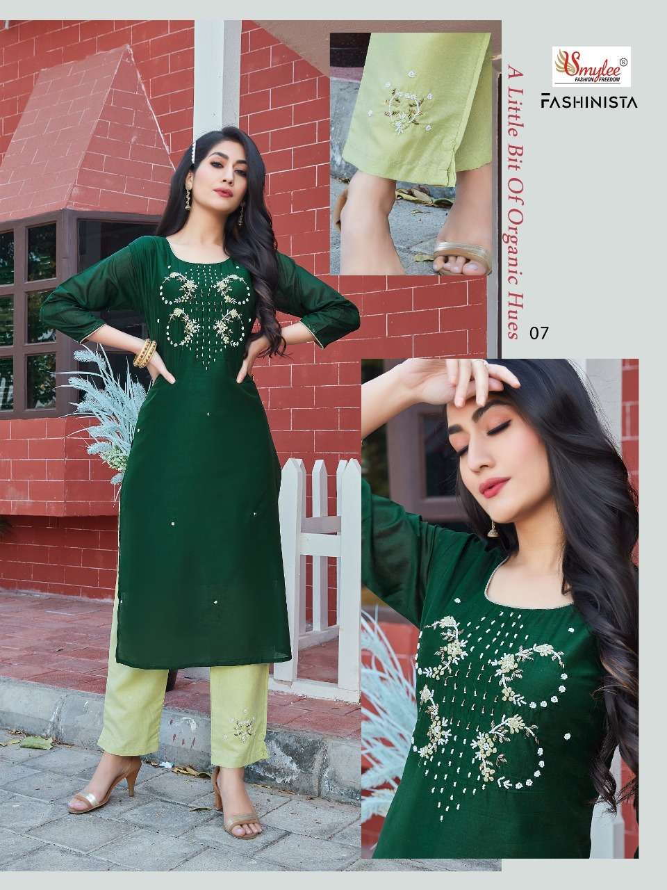 Smylee Fashionista Catalog Designer Silk Kurti With Bottom