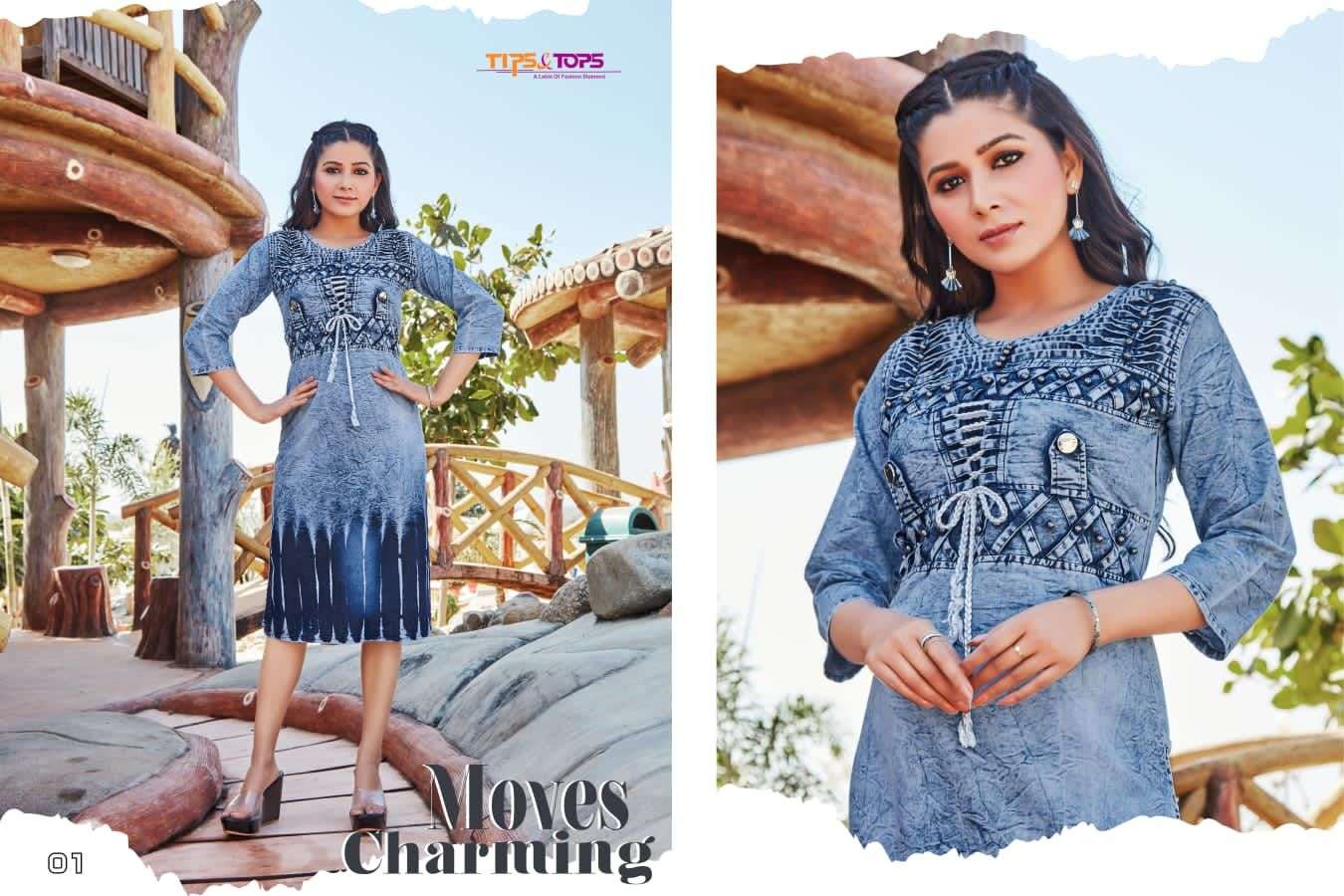 Tip And Tops Denimos Vol 4 catalog  Cotton Denim  Casual Wear  kurti 