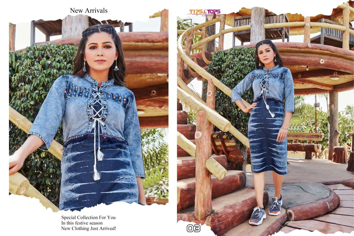 Tip And Tops Denimos Vol 4 catalog  Cotton Denim  Casual Wear  kurti 