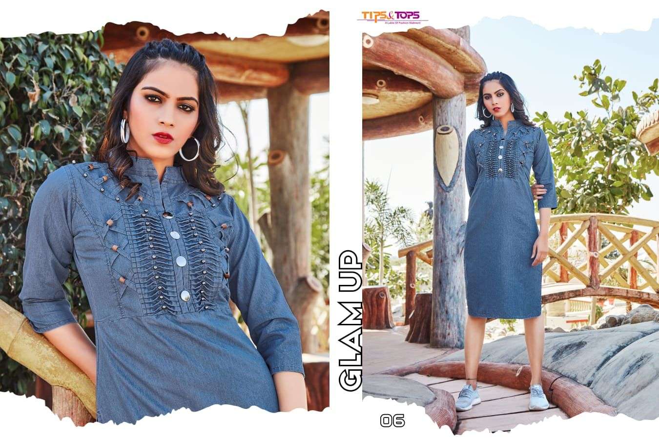 Tip And Tops Denimos Vol 4 catalog  Cotton Denim  Casual Wear  kurti 