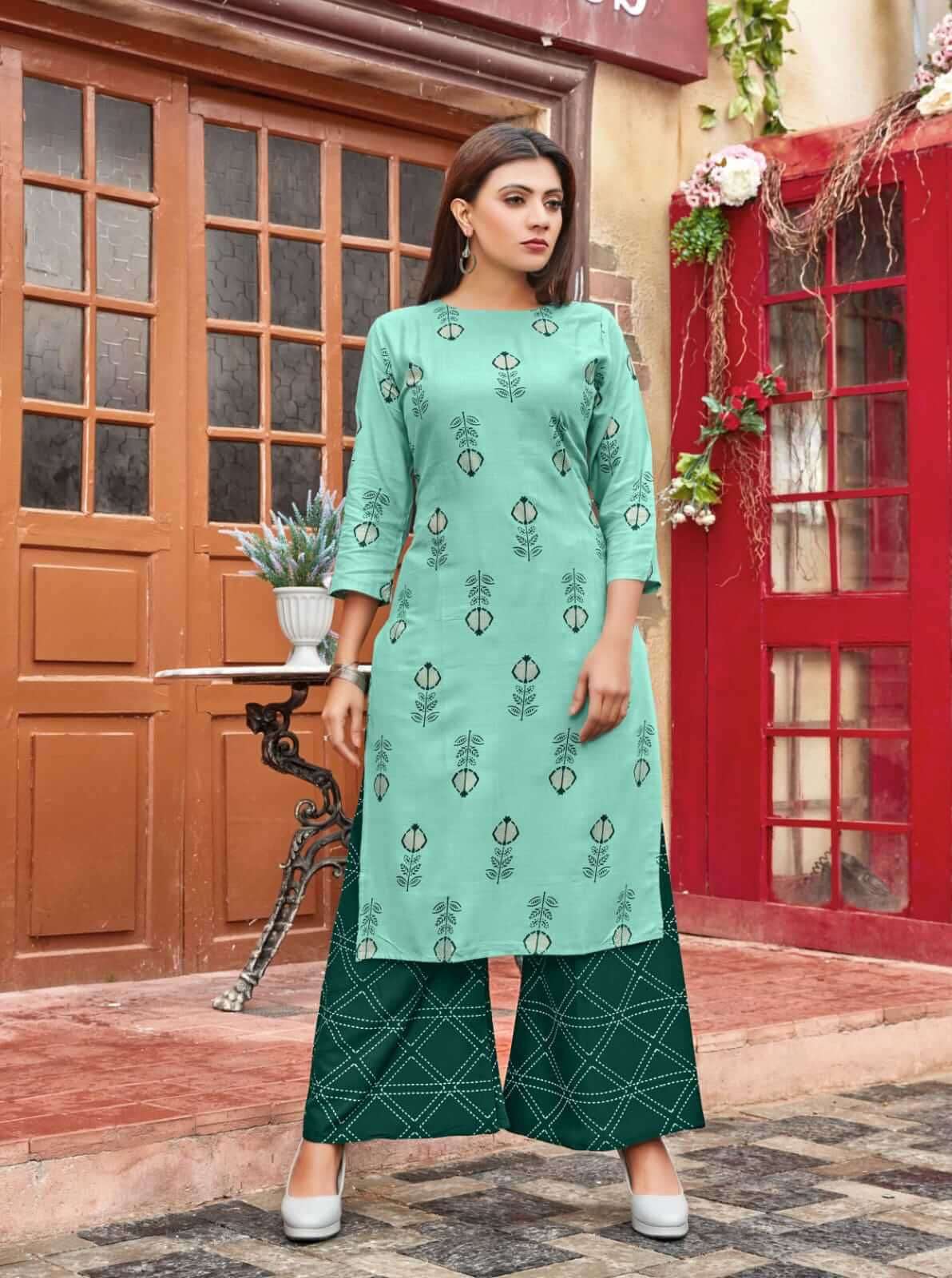 Tips Tops Maahi  vol 3 catalog Ethnic Wear Kurti With Palazzo 