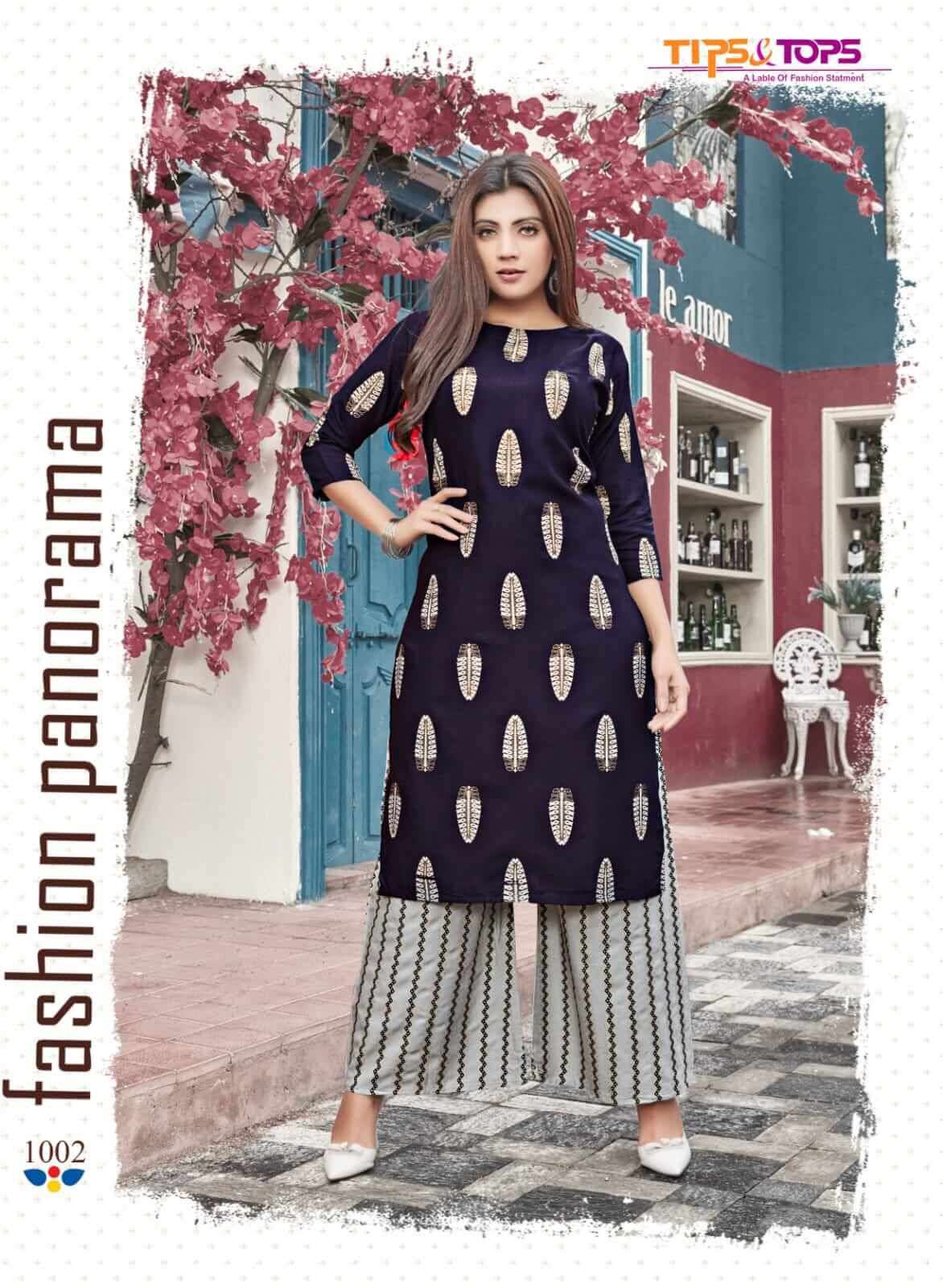 Tips Tops Maahi  vol 3 catalog Ethnic Wear Kurti With Palazzo 