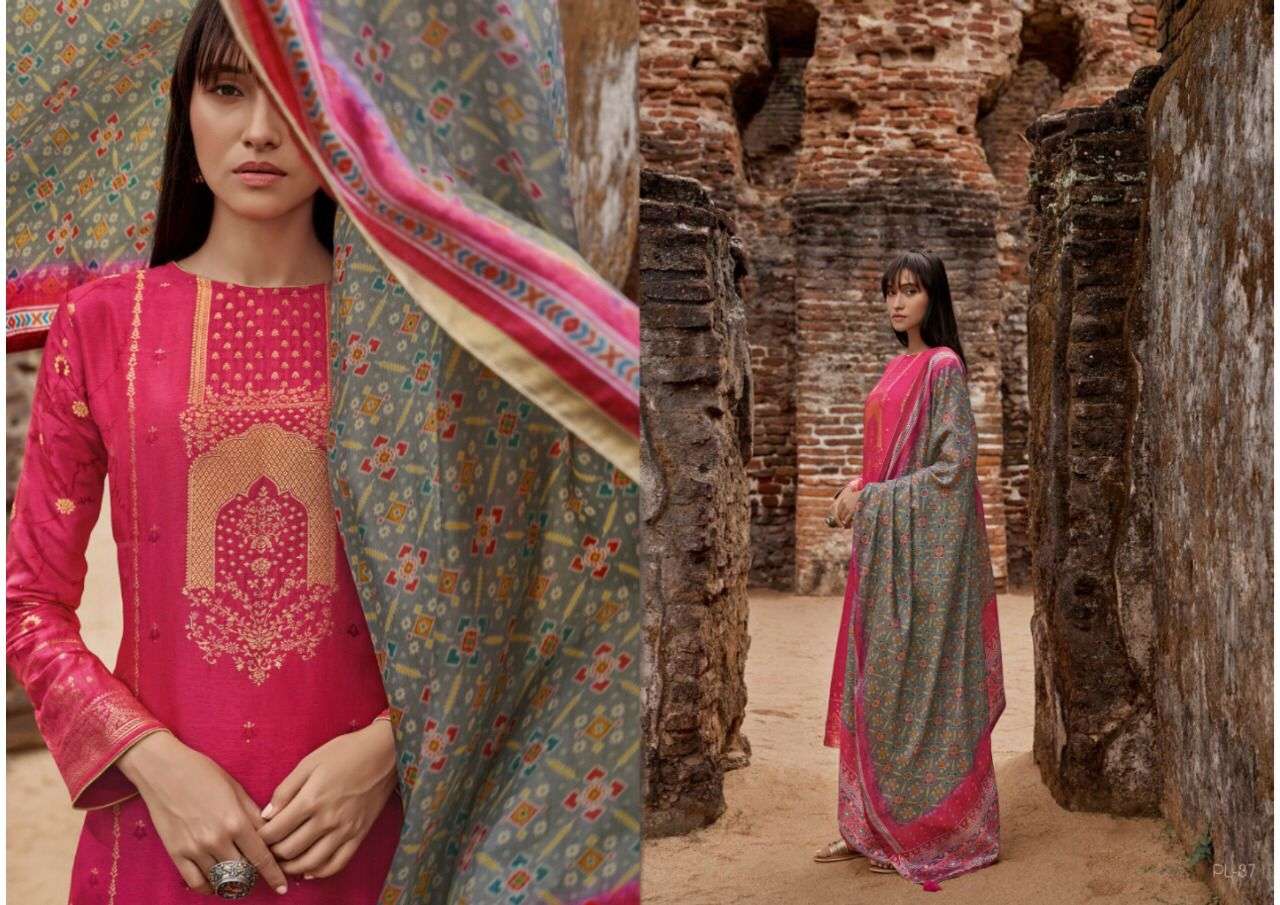 Varsha Patola Special Vol 3 Catalog Designer Woven Silk Dress Materials