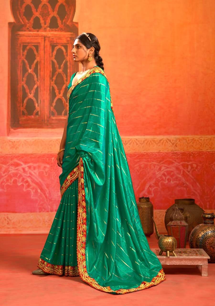 Ynf Bandhani Gota Vol 1 Cataloge Festive Wear Silk Saree 