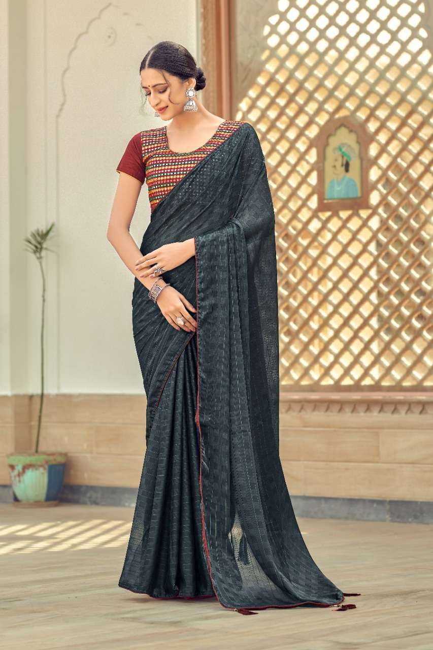 Ynf Mirror Chiffon Catalog Buy Fancy Wear Chiffon Sarees 