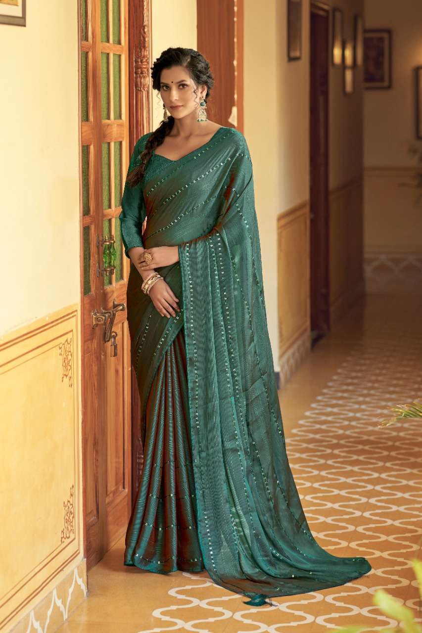 Ynf Rosaria Chiffon Catalog Traditional Wear Saree 