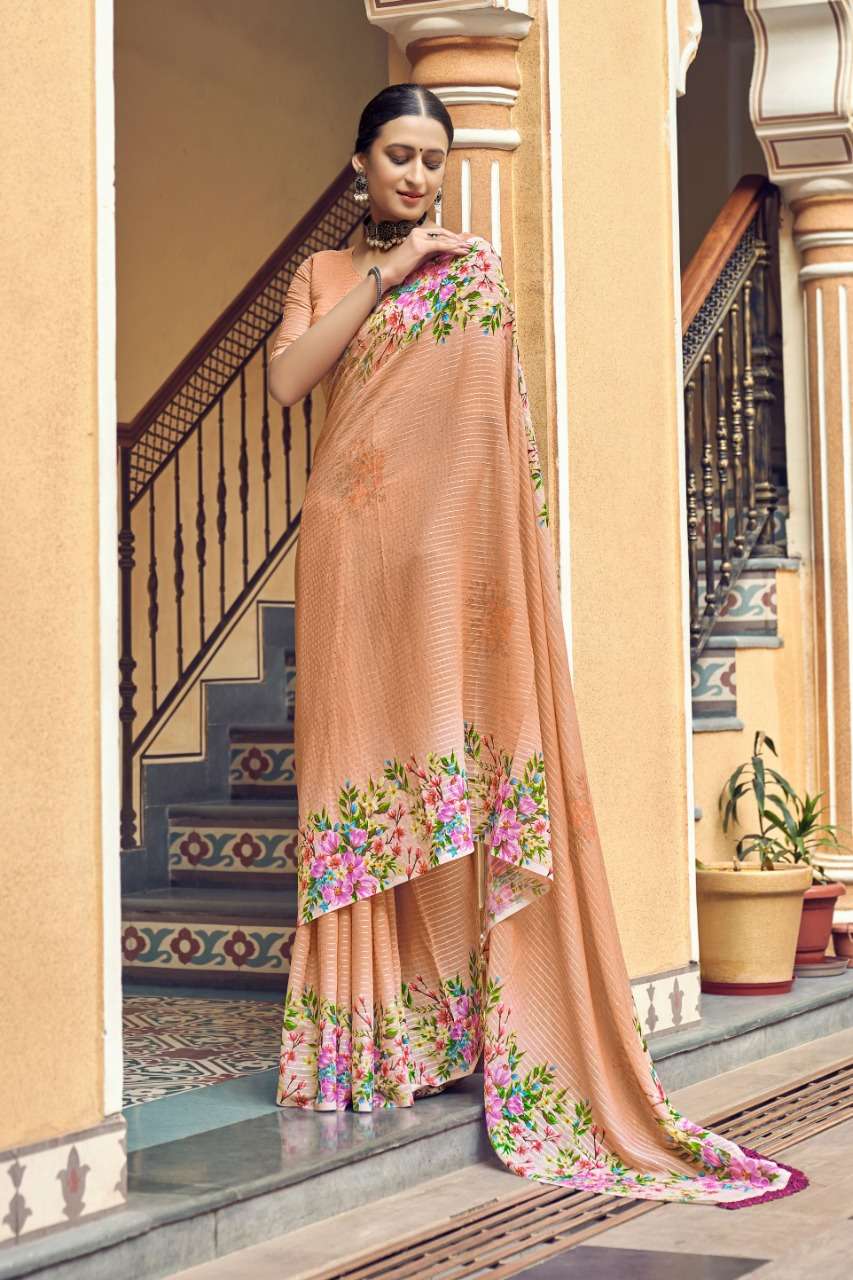 Ynf Sanyal Silk Catalog Party Wear Digital Printed Sarees