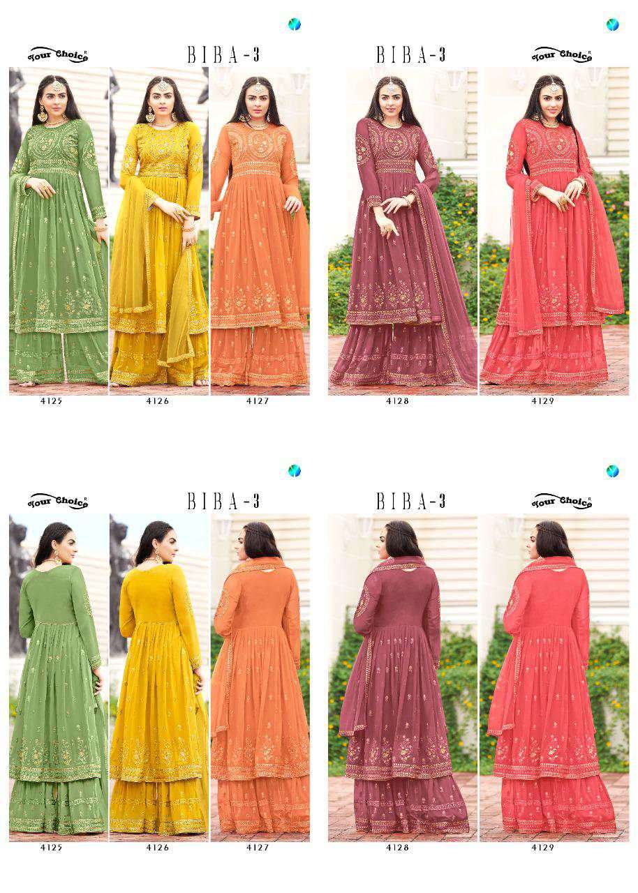 Your Choice Biba vol 3 Wedding Wear Designer Salwar Kameez Catalog