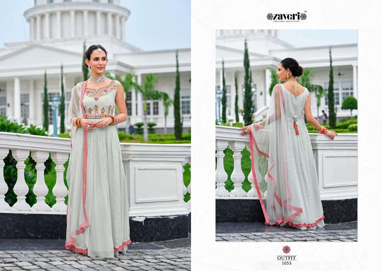 Zaveri Outfit  vol 2 catalog  Wedding Wear Designer Ready Made Collection