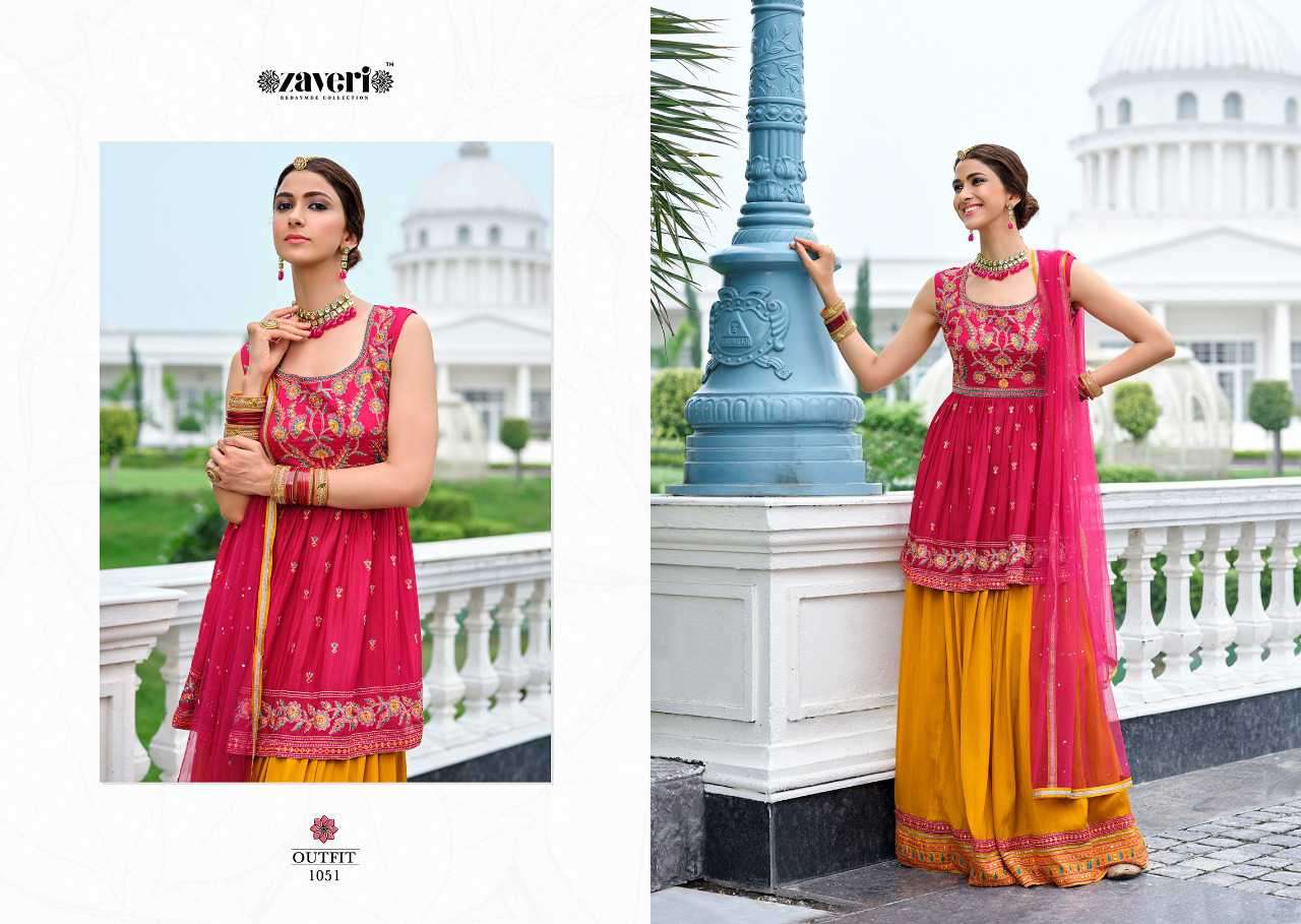 Zaveri Outfit  vol 2 catalog  Wedding Wear Designer Ready Made Collection