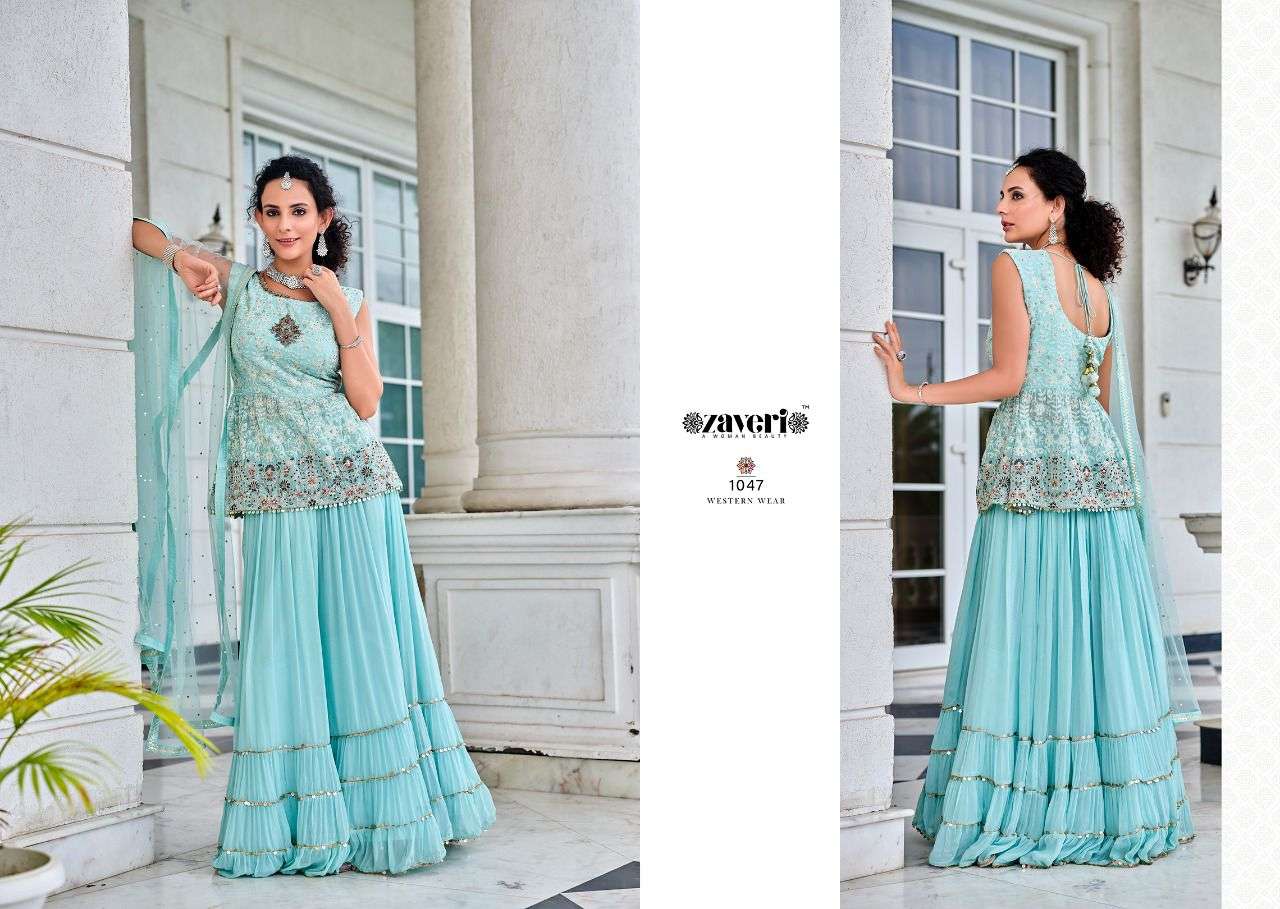 Zaveri Western Wear vol 2 catalog  Designer Party Wear Readymade Salwar suits catalog 