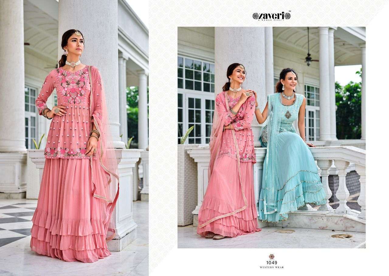 Zaveri Western Wear vol 2 catalog  Designer Party Wear Readymade Salwar suits catalog 