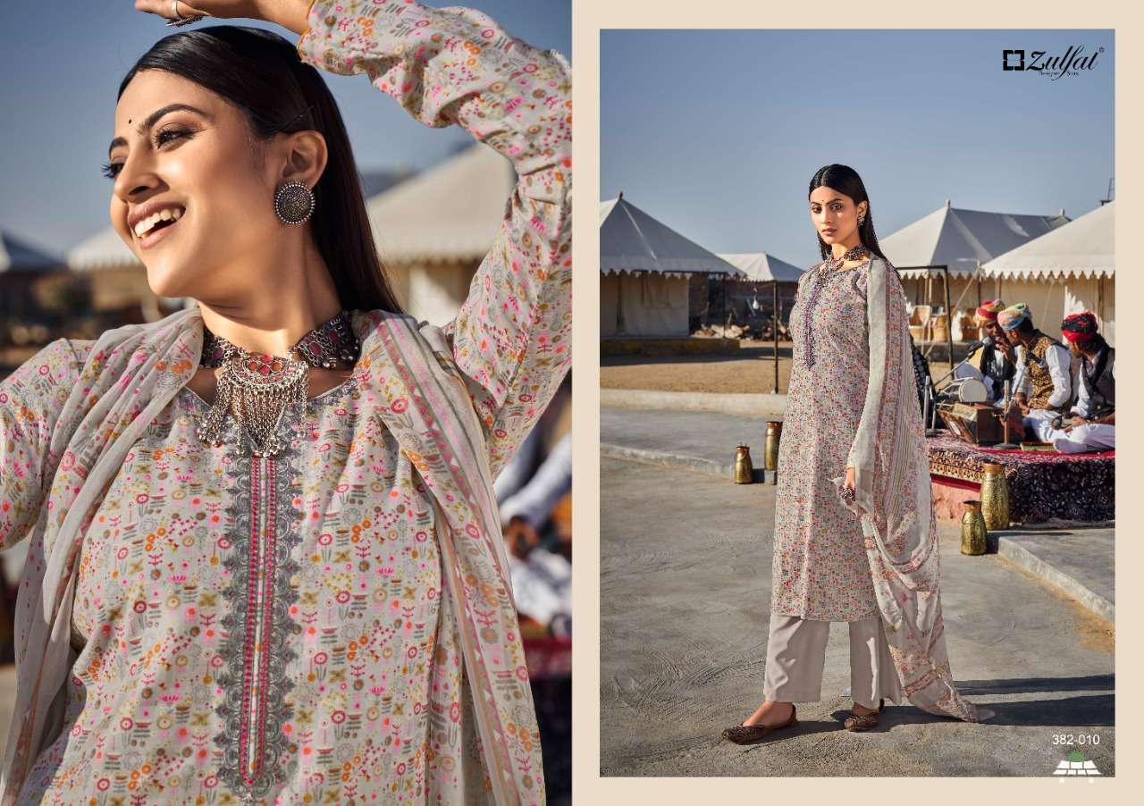 Zulfat Avisha catalog Cotton Digital Printed Dress Materials