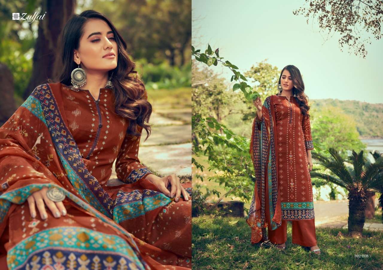 Zulfat Fashion Era Catalog Daily Wear Women Dress Materials 