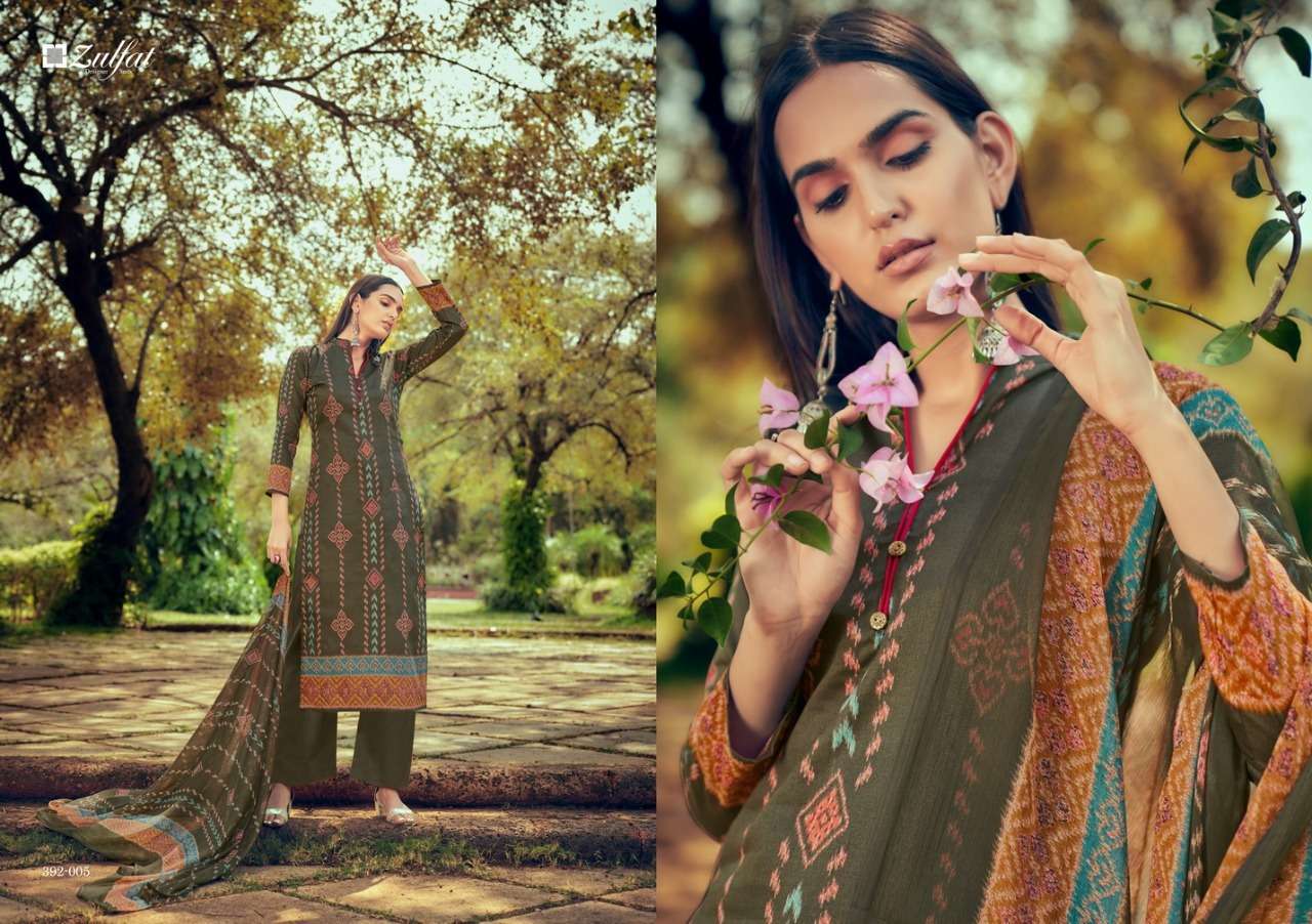 Zulfat Fashion Era Catalog Daily Wear Women Dress Materials 