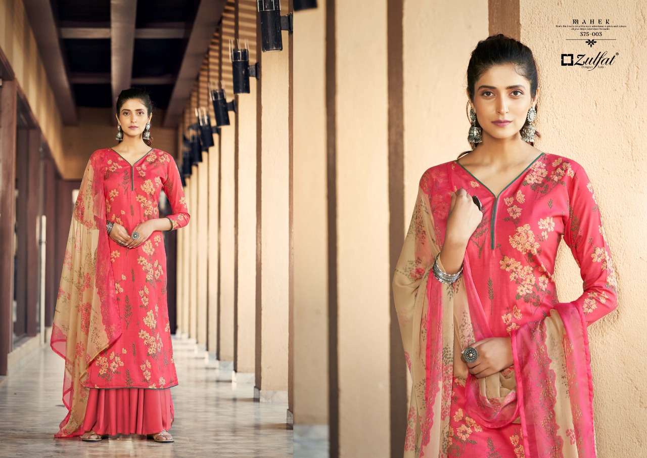 Zulfat Mahek Catalog Festive Wear Pure Heavy Rayon Dress Materials