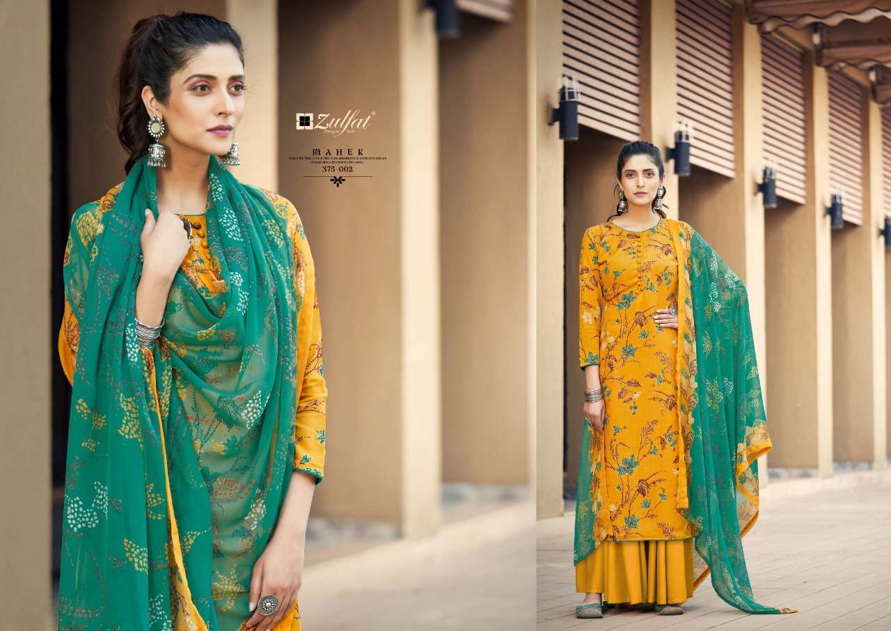 Zulfat Mahek Catalog Festive Wear Pure Heavy Rayon Dress Materials