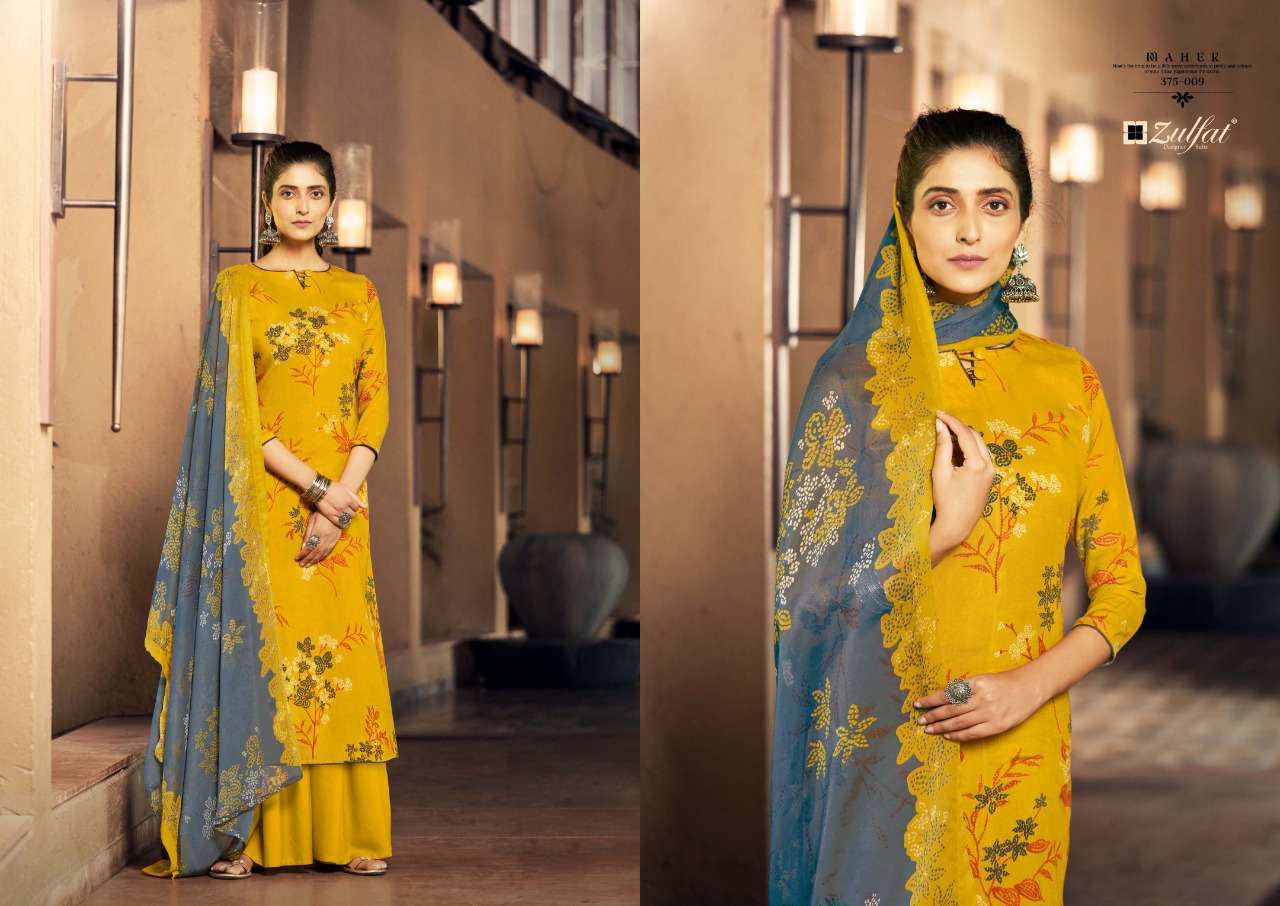 Zulfat Mahek Catalog Festive Wear Pure Heavy Rayon Dress Materials