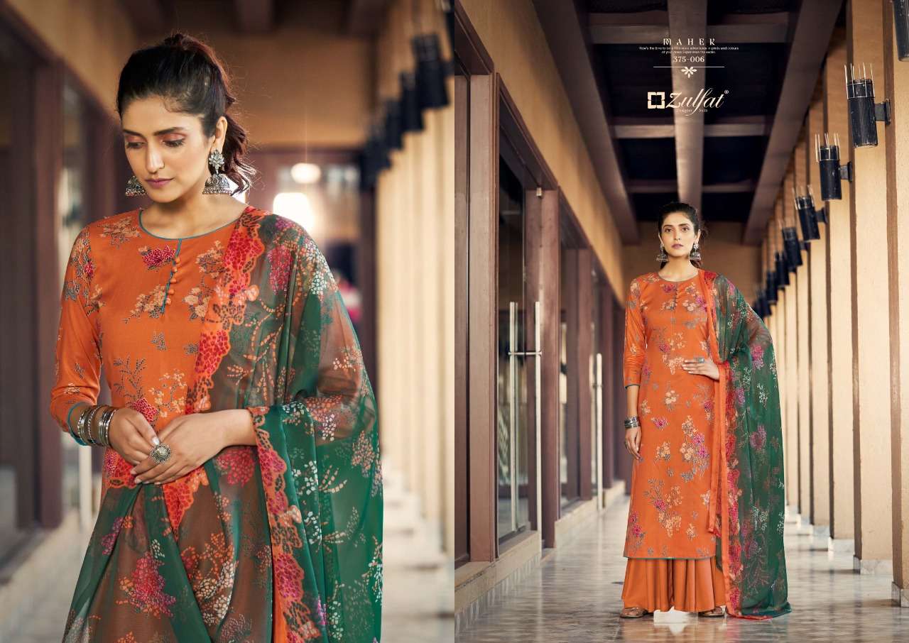 Zulfat Mahek Catalog Festive Wear Pure Heavy Rayon Dress Materials