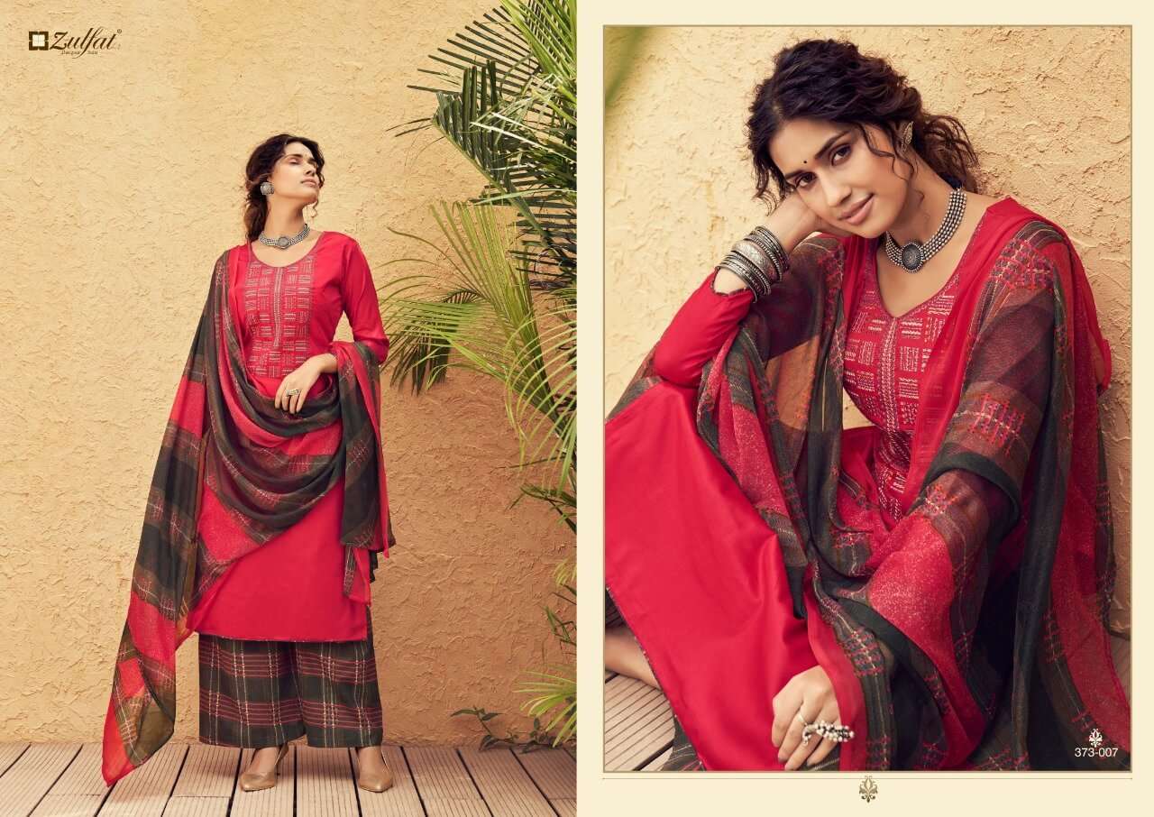 Zulfat Mahonia Catalog Wholesale Designer Dress Materials
