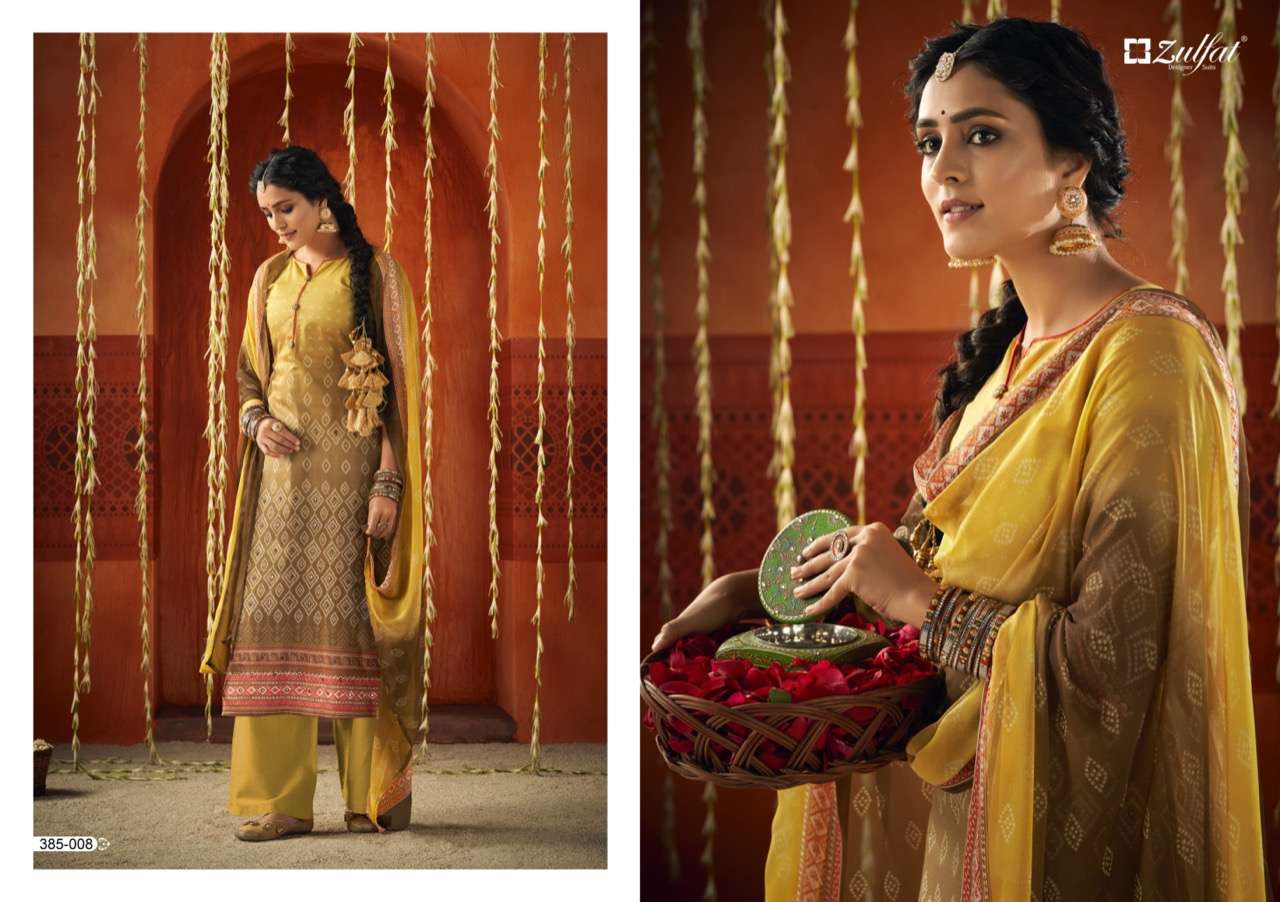 Zulfat Panghat catalog  Cotton Designer Dress Materials