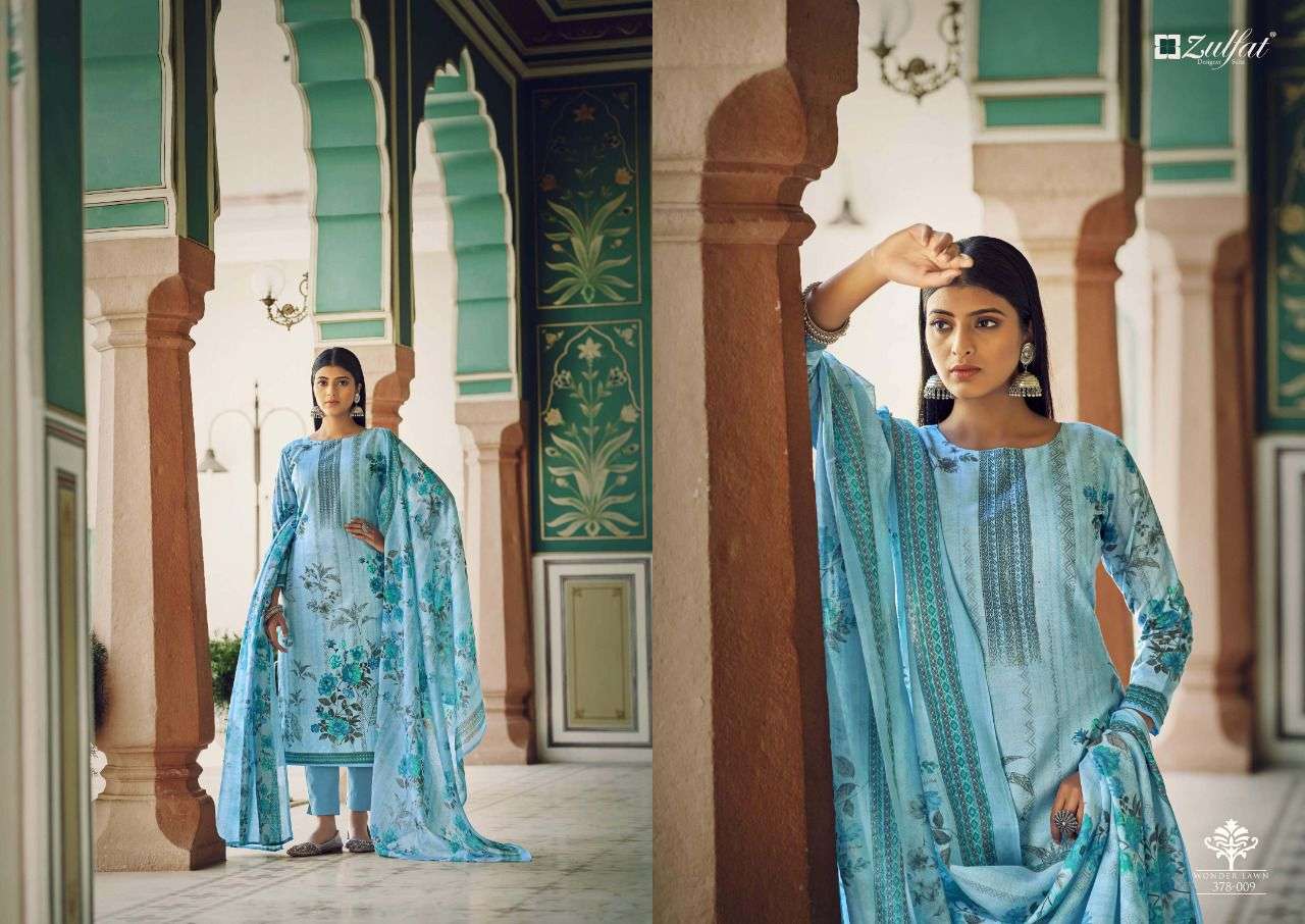 Zulfat Wonder  Lawn catalog Lawn Fancy Cotton Printed Dress Materials