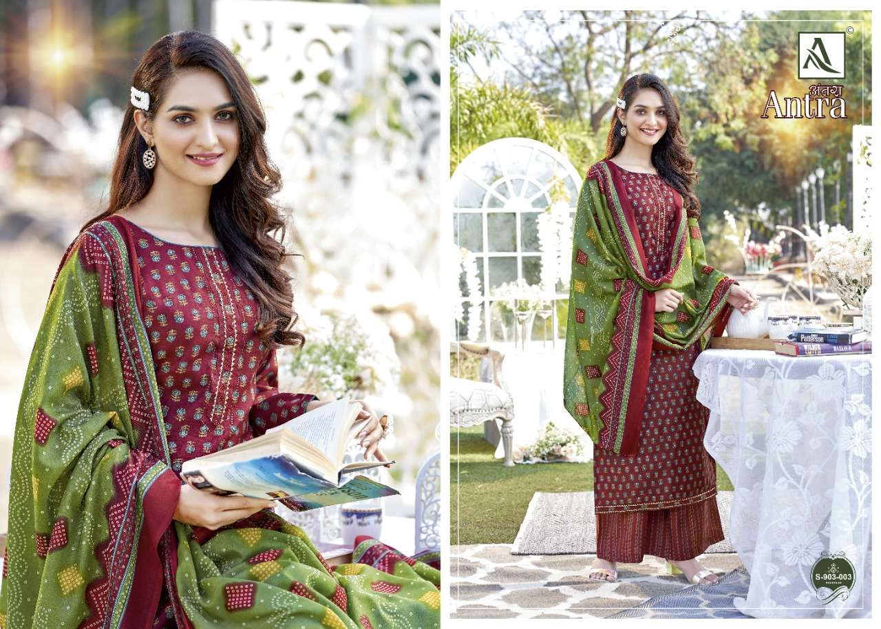 Alok Antra Catalog Pure Viscose Silk Exclusive Wear Dress Materials 