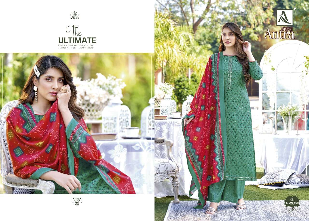 Alok Antra Catalog Pure Viscose Silk Exclusive Wear Dress Materials 