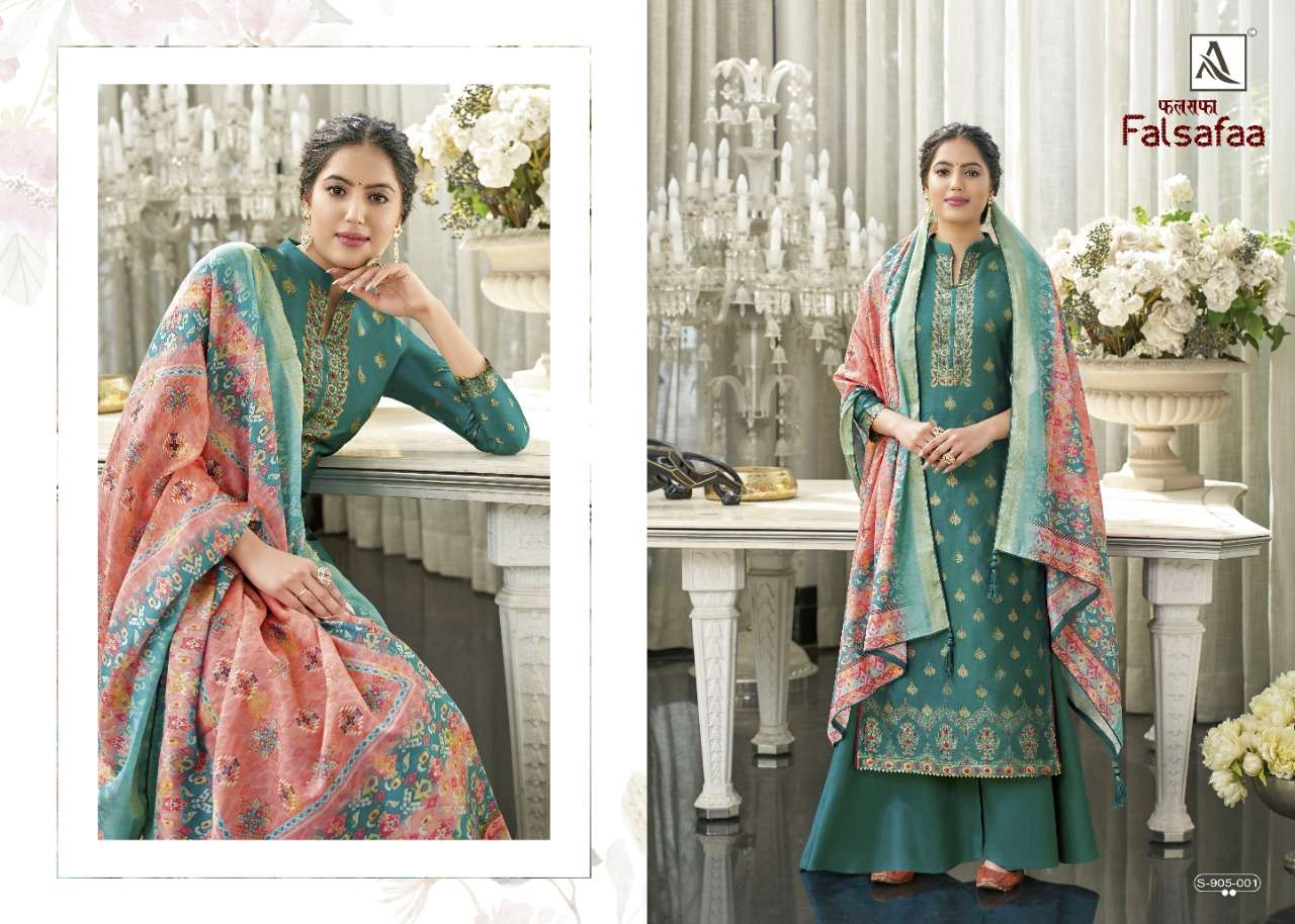 Alok Falsafaa catalog Designer Dress Materials