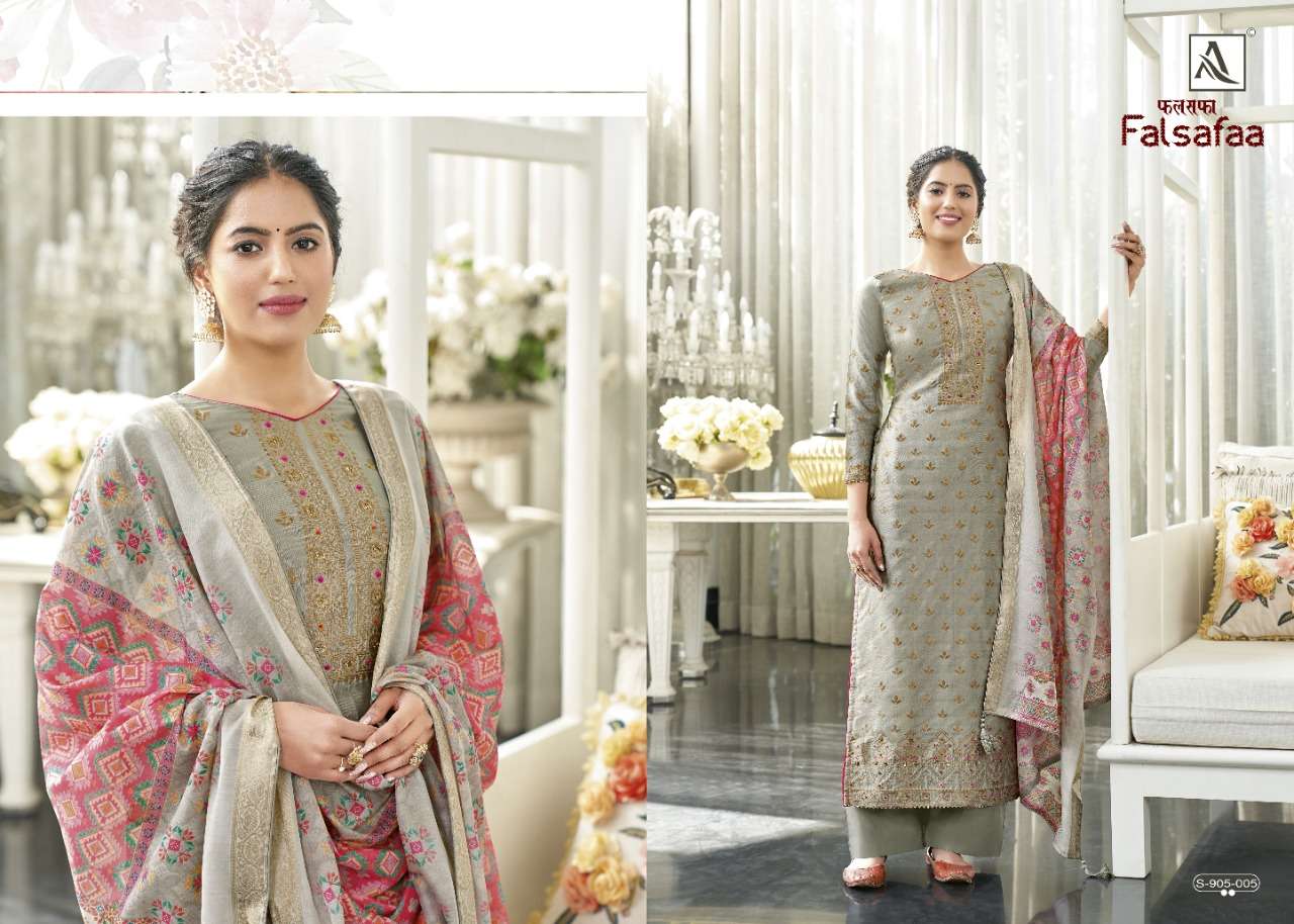 Alok Falsafaa catalog Designer Dress Materials