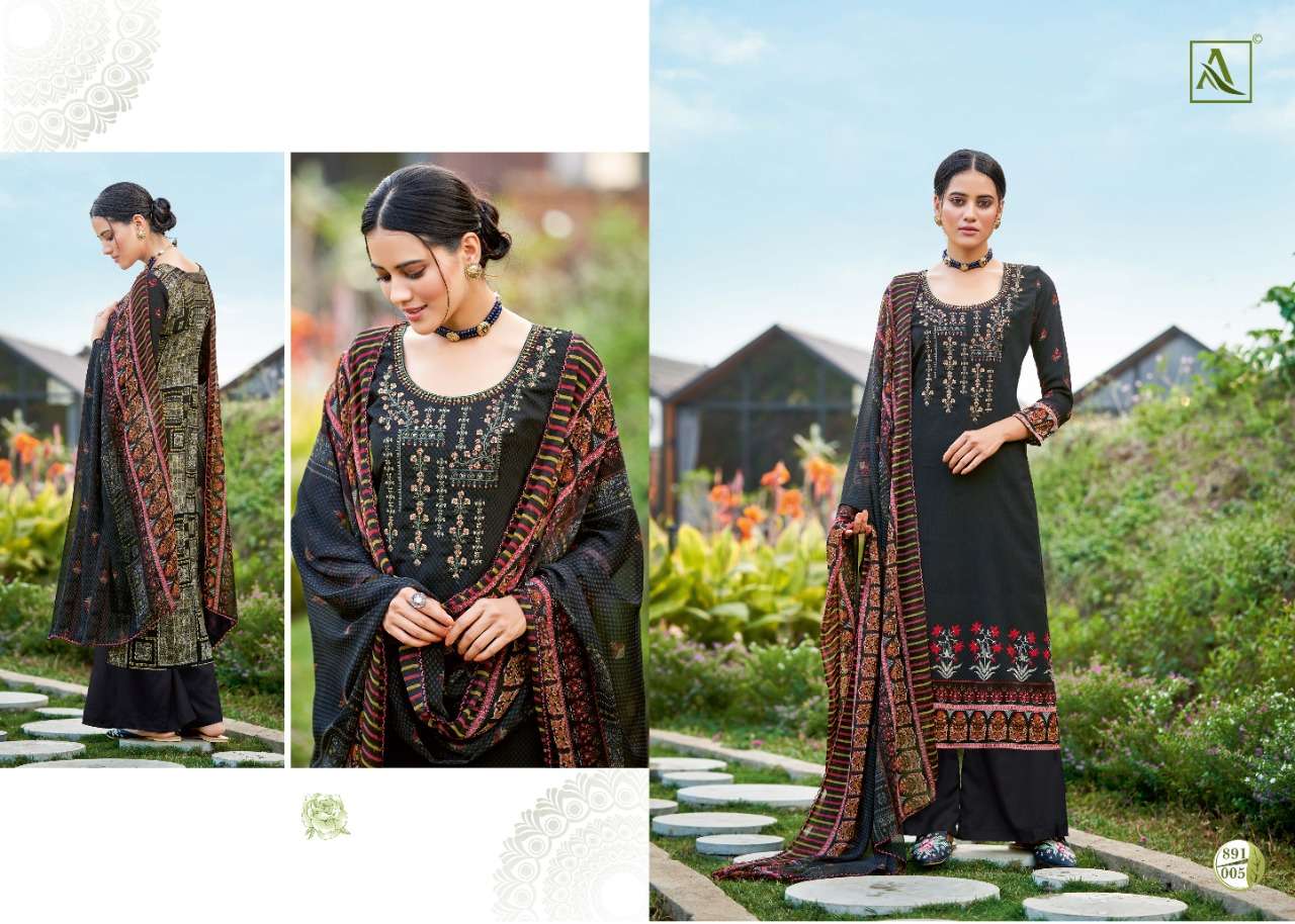 Alok Kasturi catalog  Crepe Digital Printed Designer Dress Material