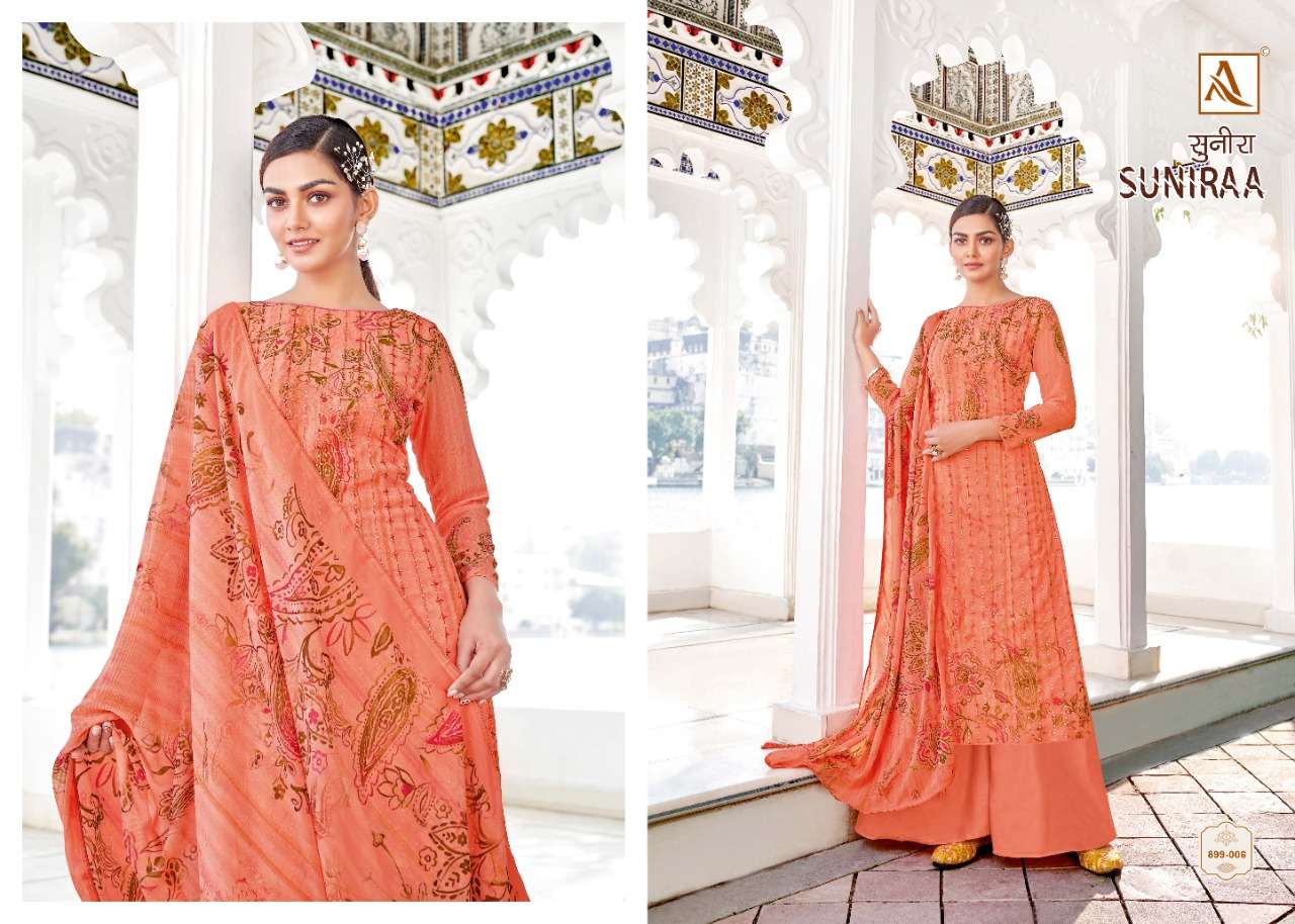 Alok Suniraa Catalog Designer Wear Cotton Printed Dress Materials 