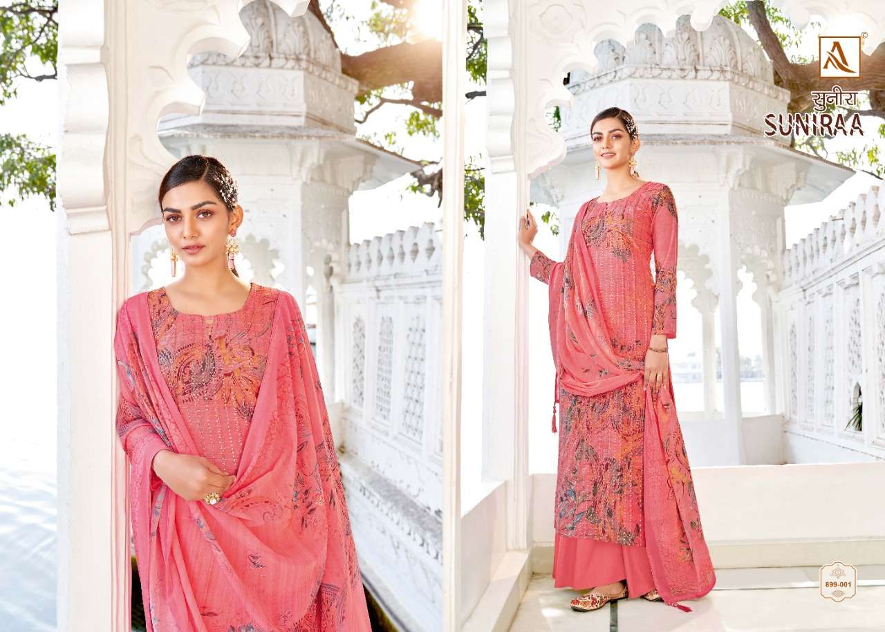 Alok Suniraa Catalog Designer Wear Cotton Printed Dress Materials 