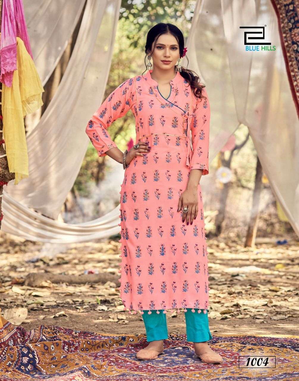 Blue Hills Candy Vol 1 catalog  Heavy Rayon Daily Wear Kurtis