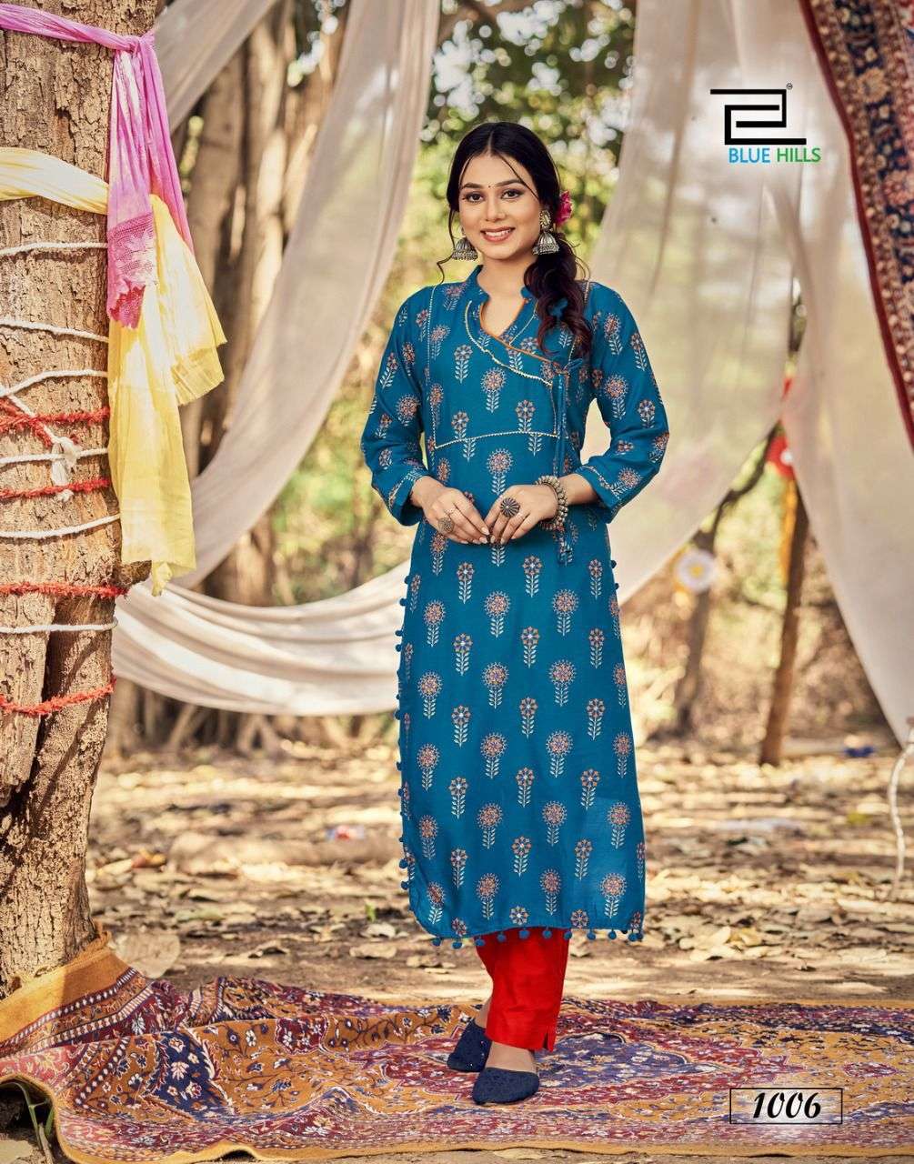 Blue Hills Candy Vol 1 catalog  Heavy Rayon Daily Wear Kurtis
