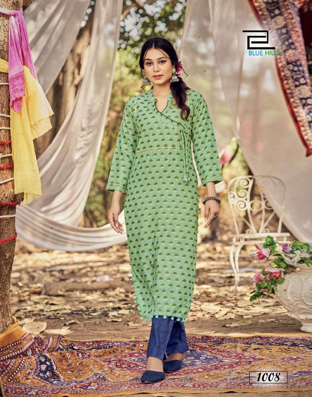 Blue Hills Candy Vol 1 catalog  Heavy Rayon Daily Wear Kurtis