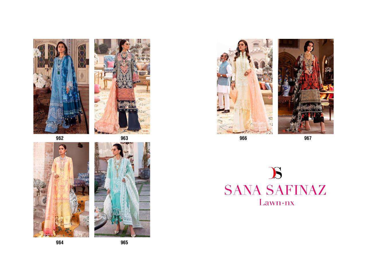Deepsy Sana Safinaz Lawn 21 Nx Catalog Embroidery Pakistani Salwar Kameez